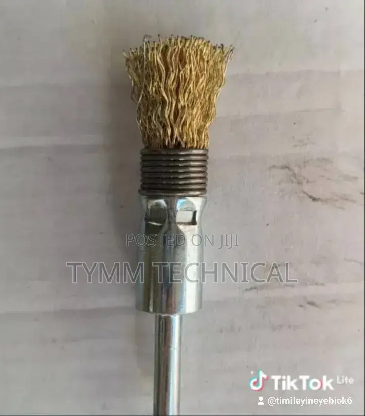 Brass Pen-shaped Wire Brush.