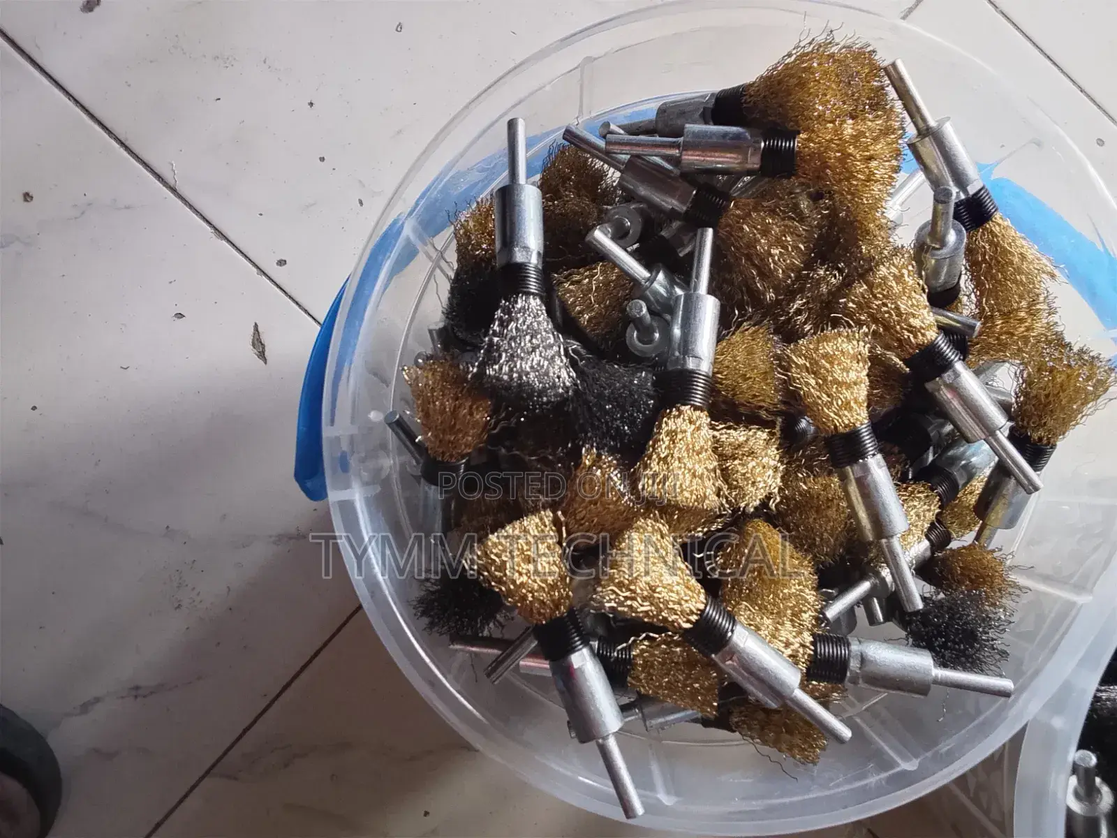 Brass Pen-shaped Wire Brush.