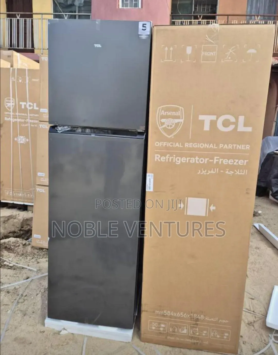 Original TCL Double Door Refrigerator