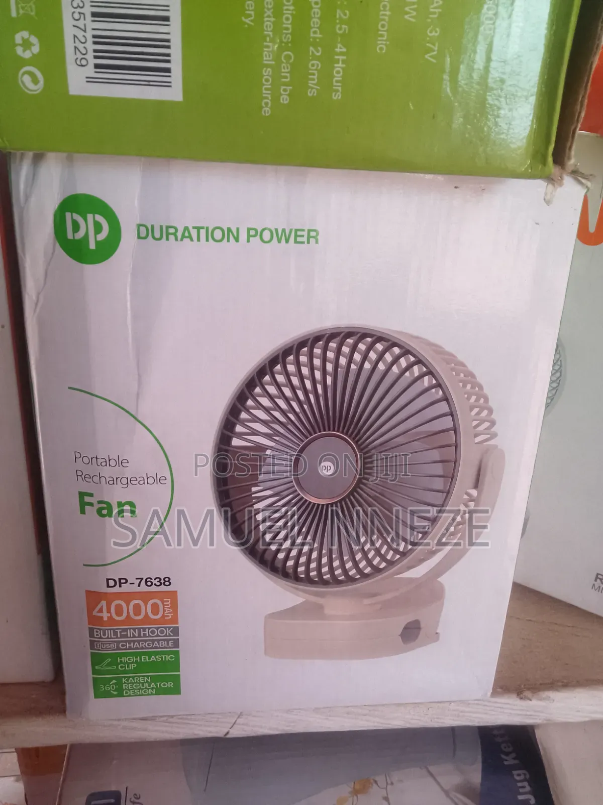 Rechargeable Fan