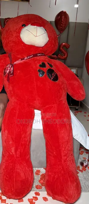Red Giant Teddy Bear (More Than 5 Foot Tall)