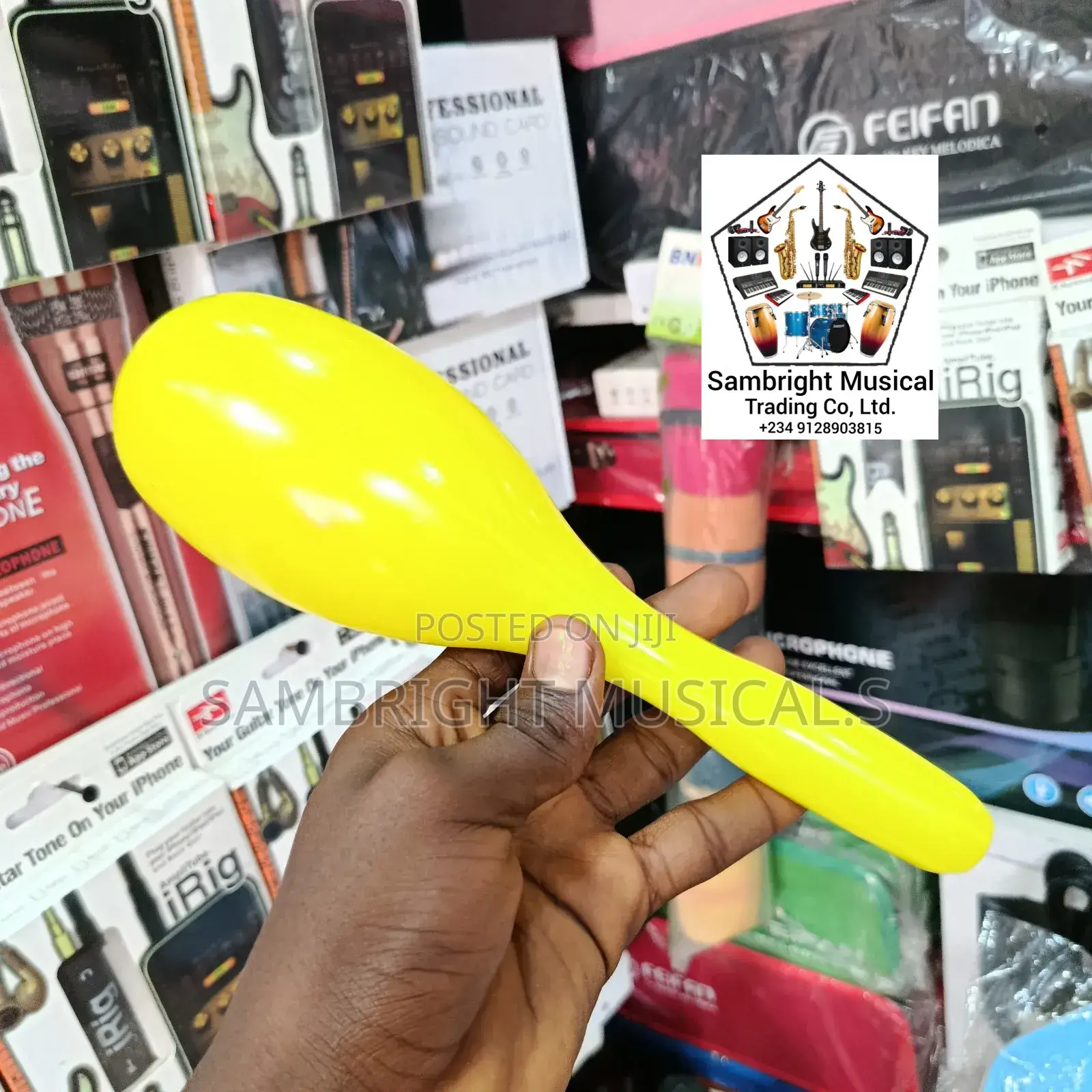 Original Plastic Maracas in Different Colors