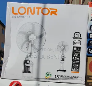 Lontor Rechargeable Mist Fan 18"