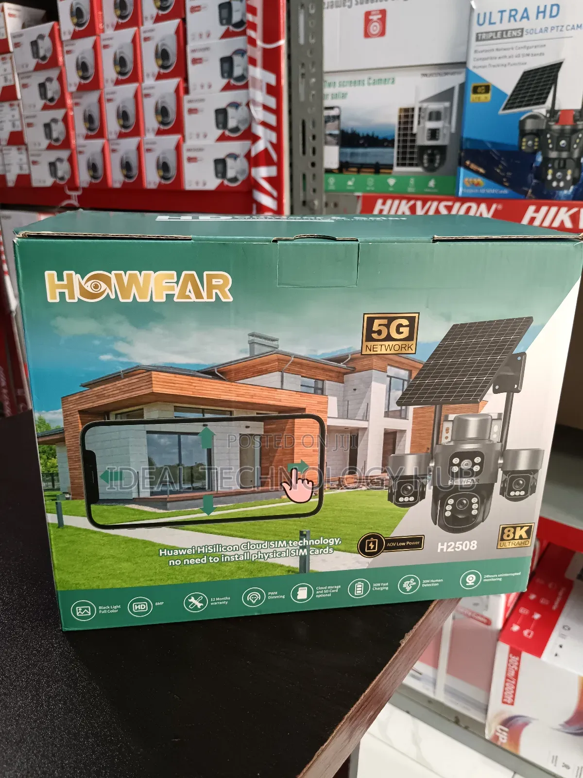 Howfar 5g 4 In1solar Camera H2508