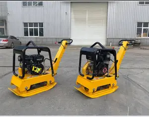 Heavy-Duty Yellow Petrol Engine Plate Compactors