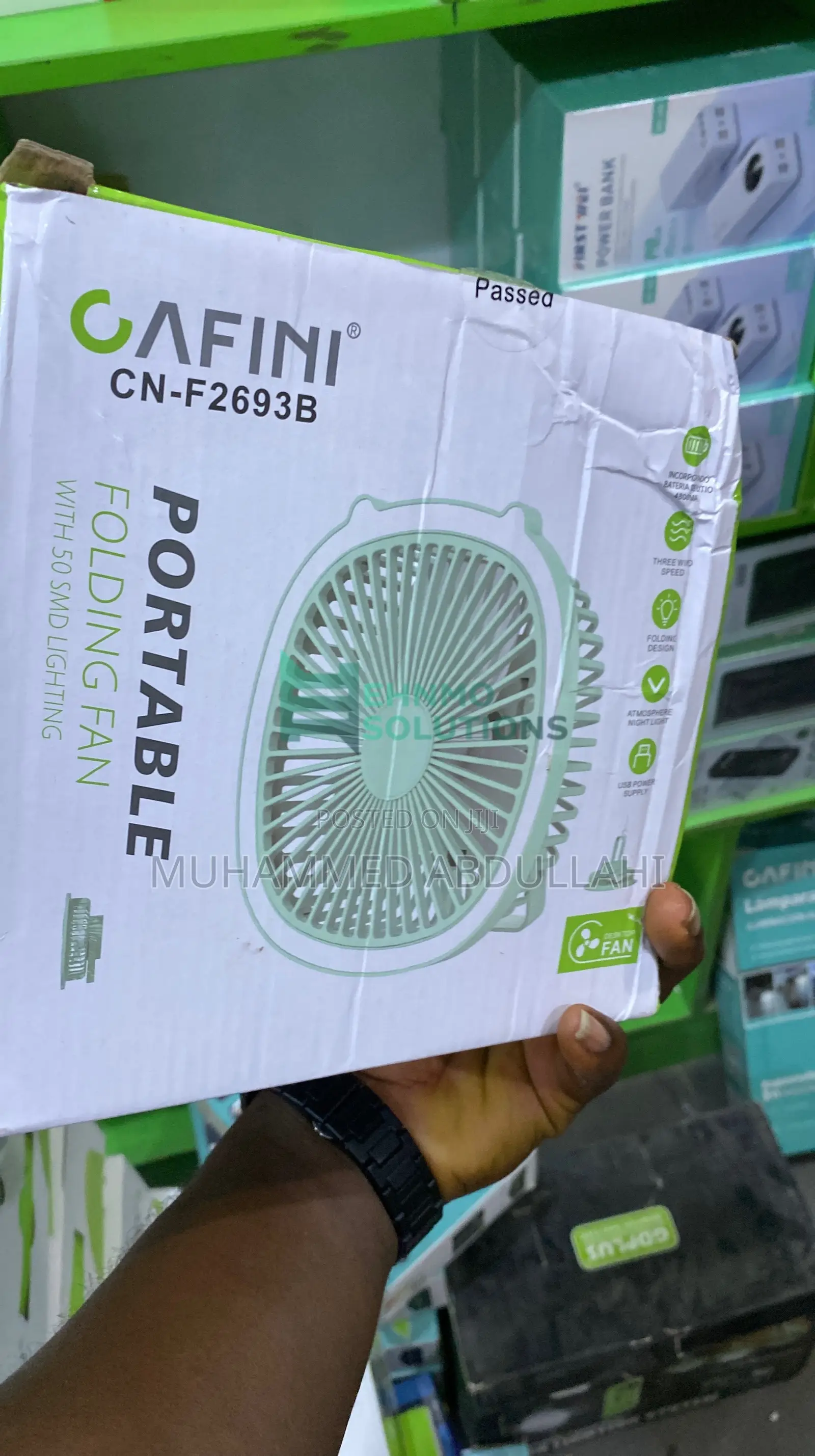 Cafini Rechargeable Fan