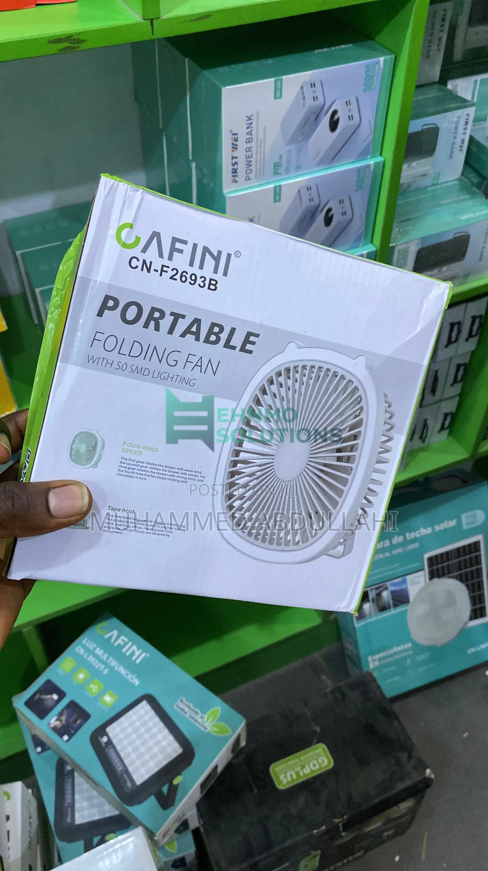 Cafini Rechargeable Fan