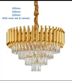 Golden Cascade Chandelier X300mm