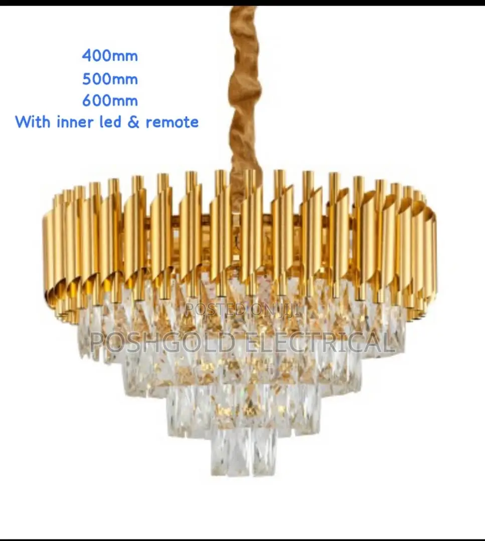 Golden Cascade Chandelier X300mm
