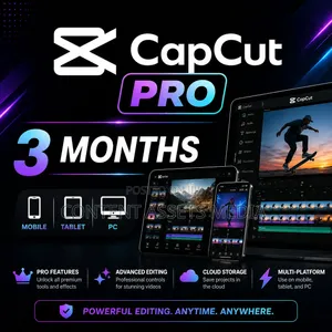 Capcut Pro Subscription (Mobile, Tablet, Pc) 3 Months