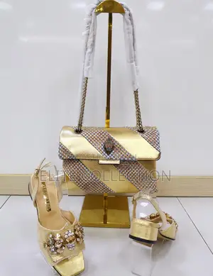 Italian Unique Classy Bag and Sandals Set Italian*Sizes* *38_43*