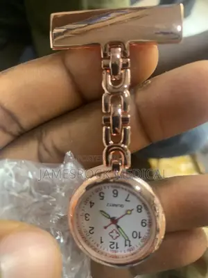 Durable Gold Plated Nurse Chest Watch