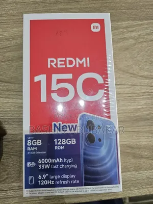 New Xiaomi Redmi 15C 4G 128 GB Black