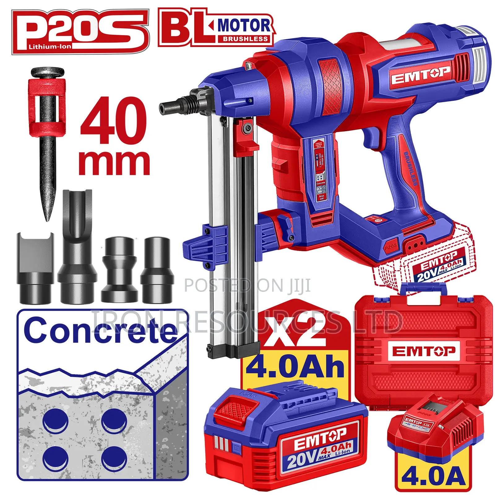 Cordless Concrete Hammer 40mm