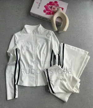 Long-Sleeve Zip-Up Collar Fitness Set