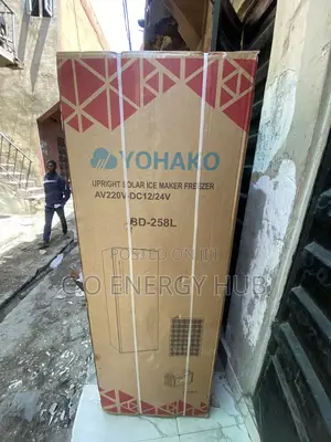 258l Yohako Ice Block Upright Freezer