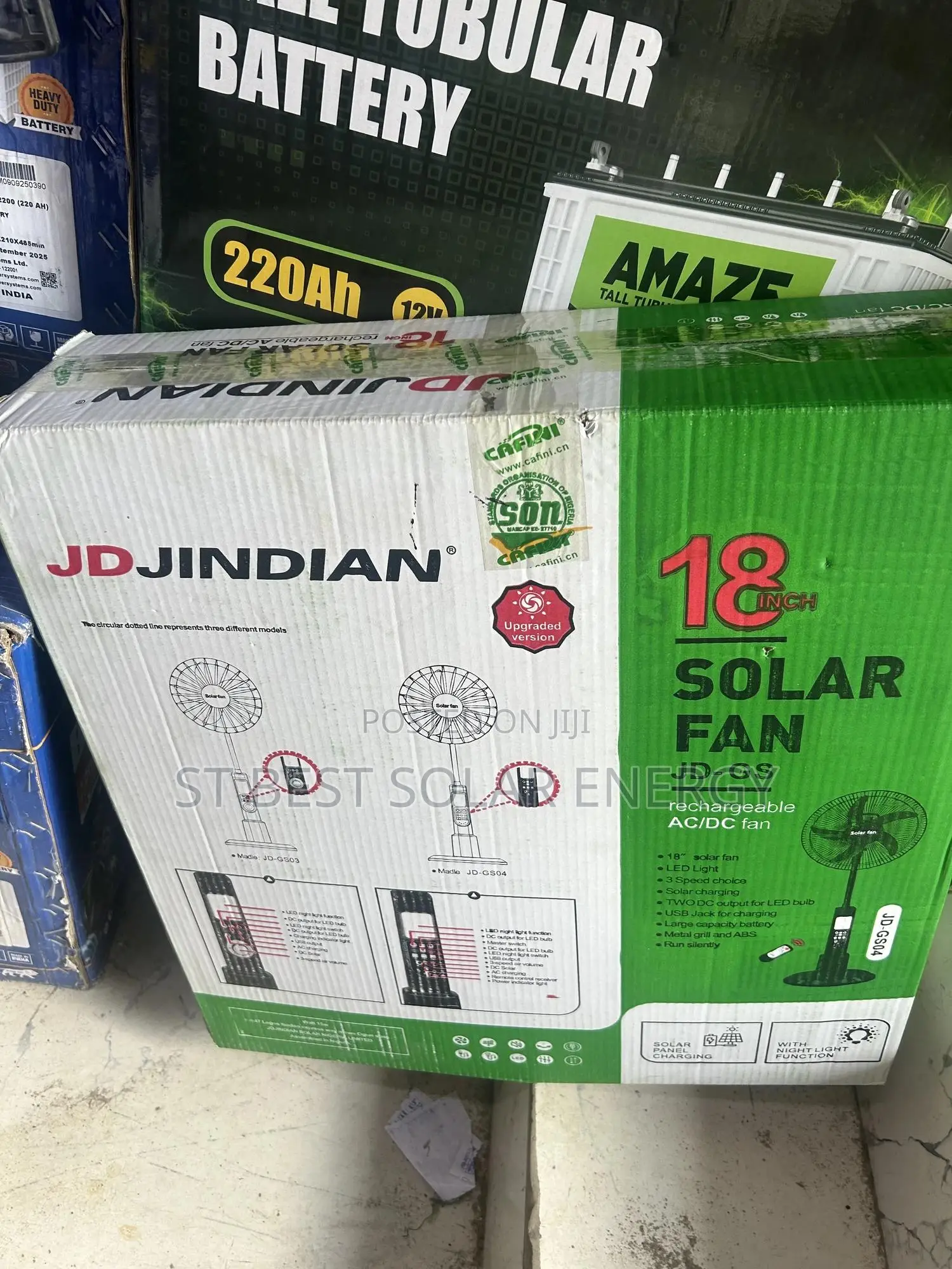 Jd Jindian Solar Fan