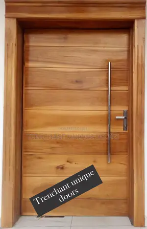 Wooden Security Door Mahogany