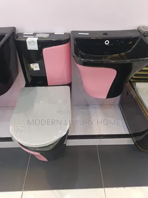 Black and Pink Toilet Seat Top Quality 