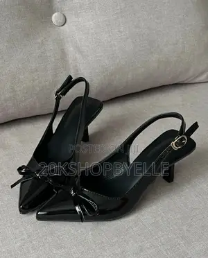 New Black Fashion Heels for Women – Pointed Toe Style