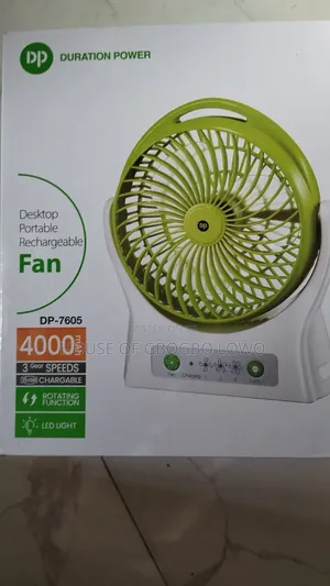 8 Inches Rechargeable Fan
