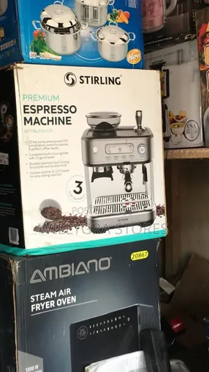Stirling Premium Espresso Machine With Grinder