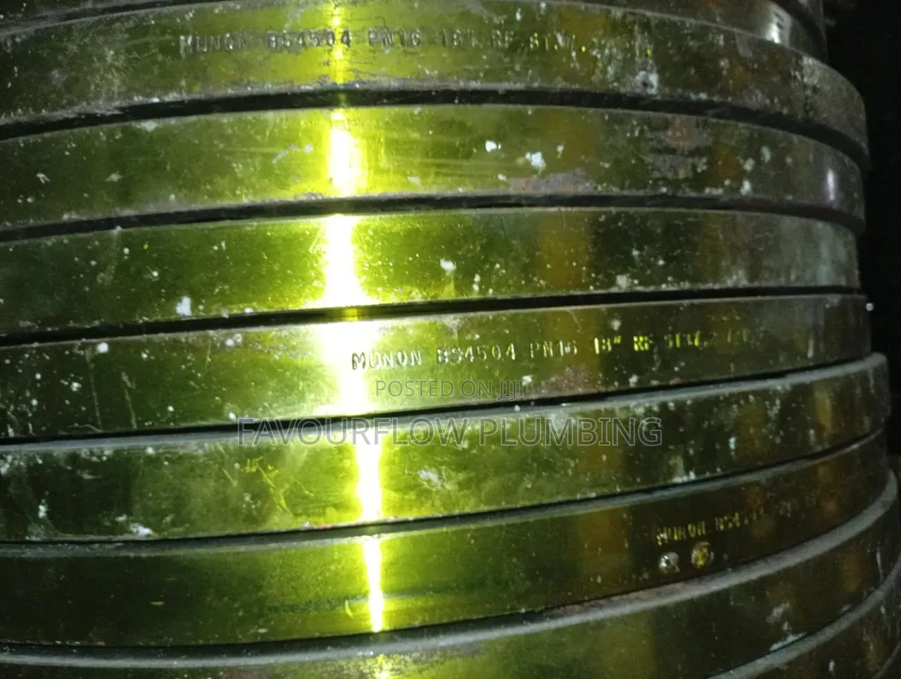 18" Mild Steel (M.S) Flat Flange - Heavy Duty