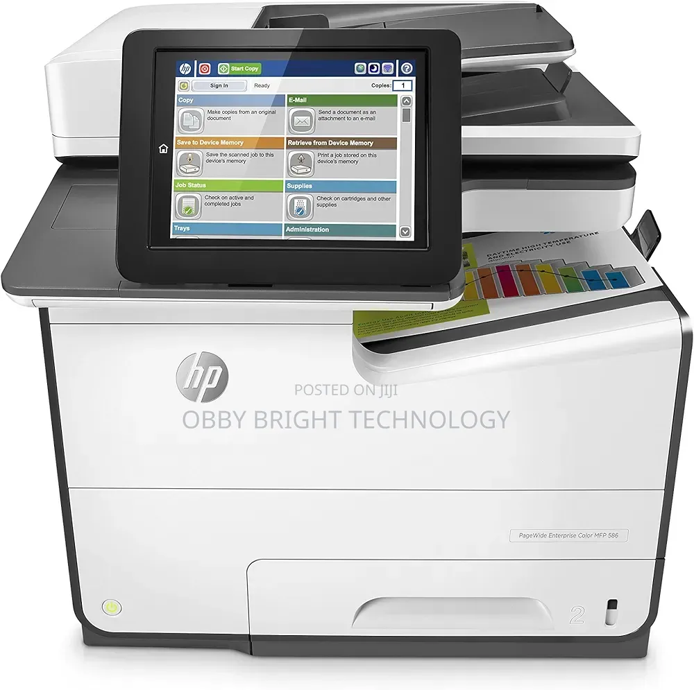 Hp Pagewide Enterprise Colour MFP 586dn Multifunction Printer