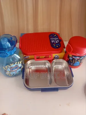Lunch Box With Waterbottle and Food Jar