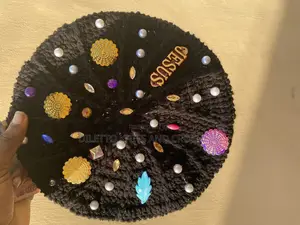 Embellished Crochet Beret