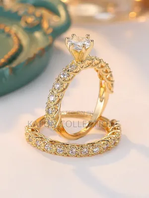 Luxury Cubic Zirconia Female Rings Set