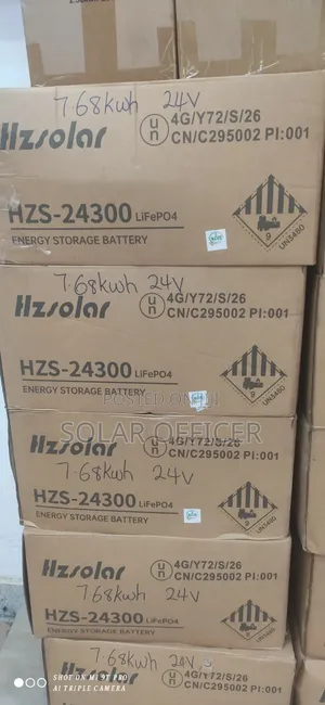 7.6kwh Lithium Battery 24v