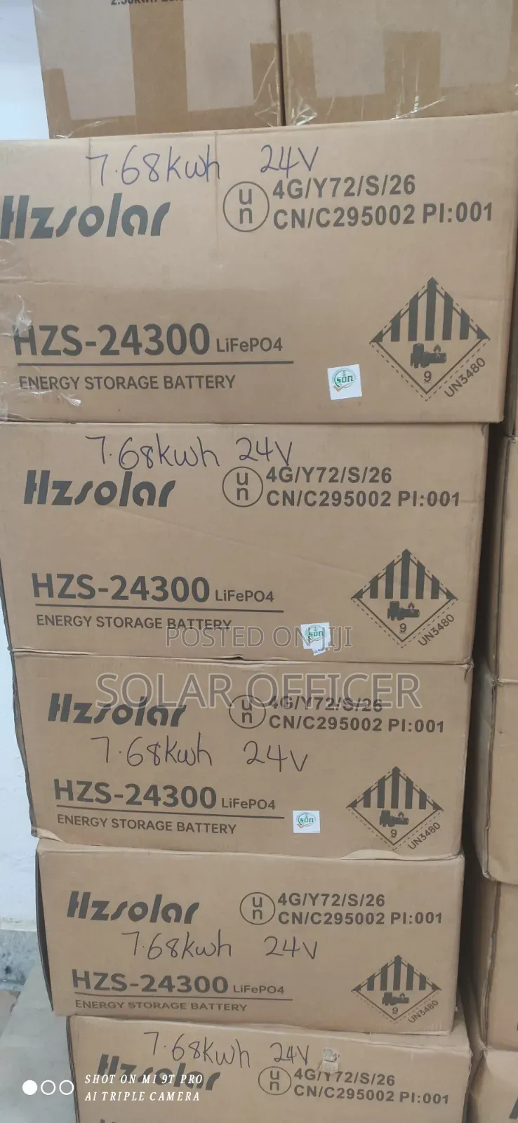 7.6kwh Lithium Battery 24v