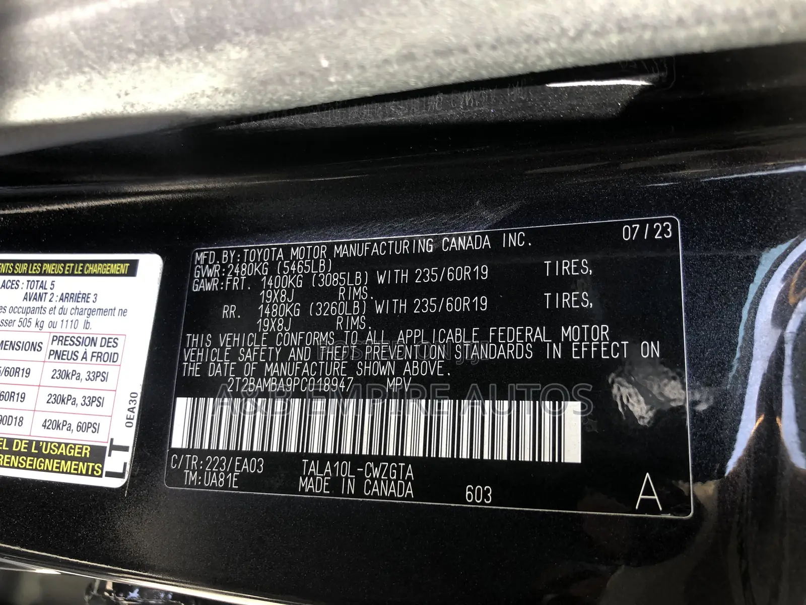 Lexus RX 2023 Black