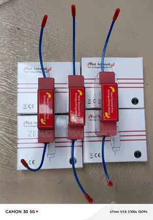 Automatic Aerosol Fire Extinguisher, All an Din Rail Mounted