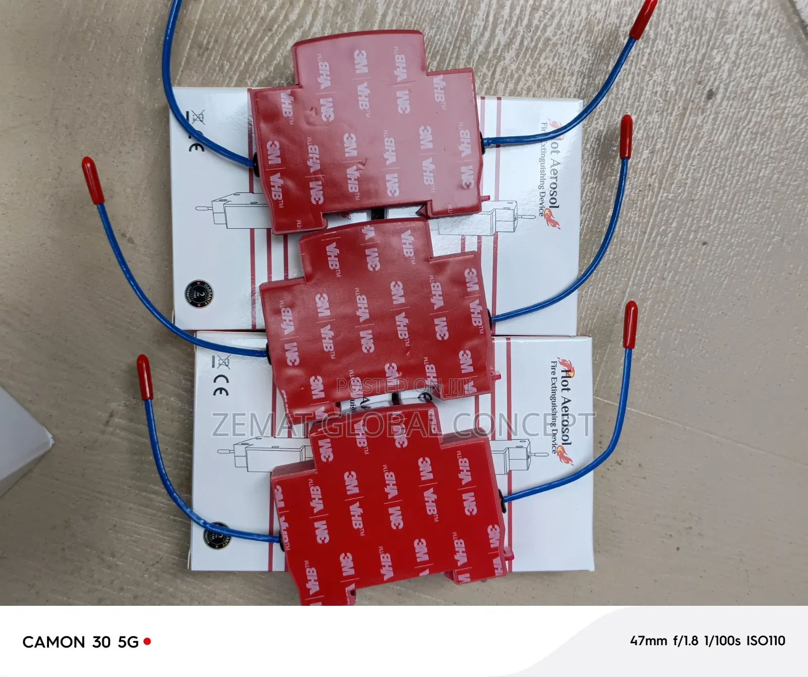 Automatic Aerosol Fire Extinguisher, All an Din Rail Mounted