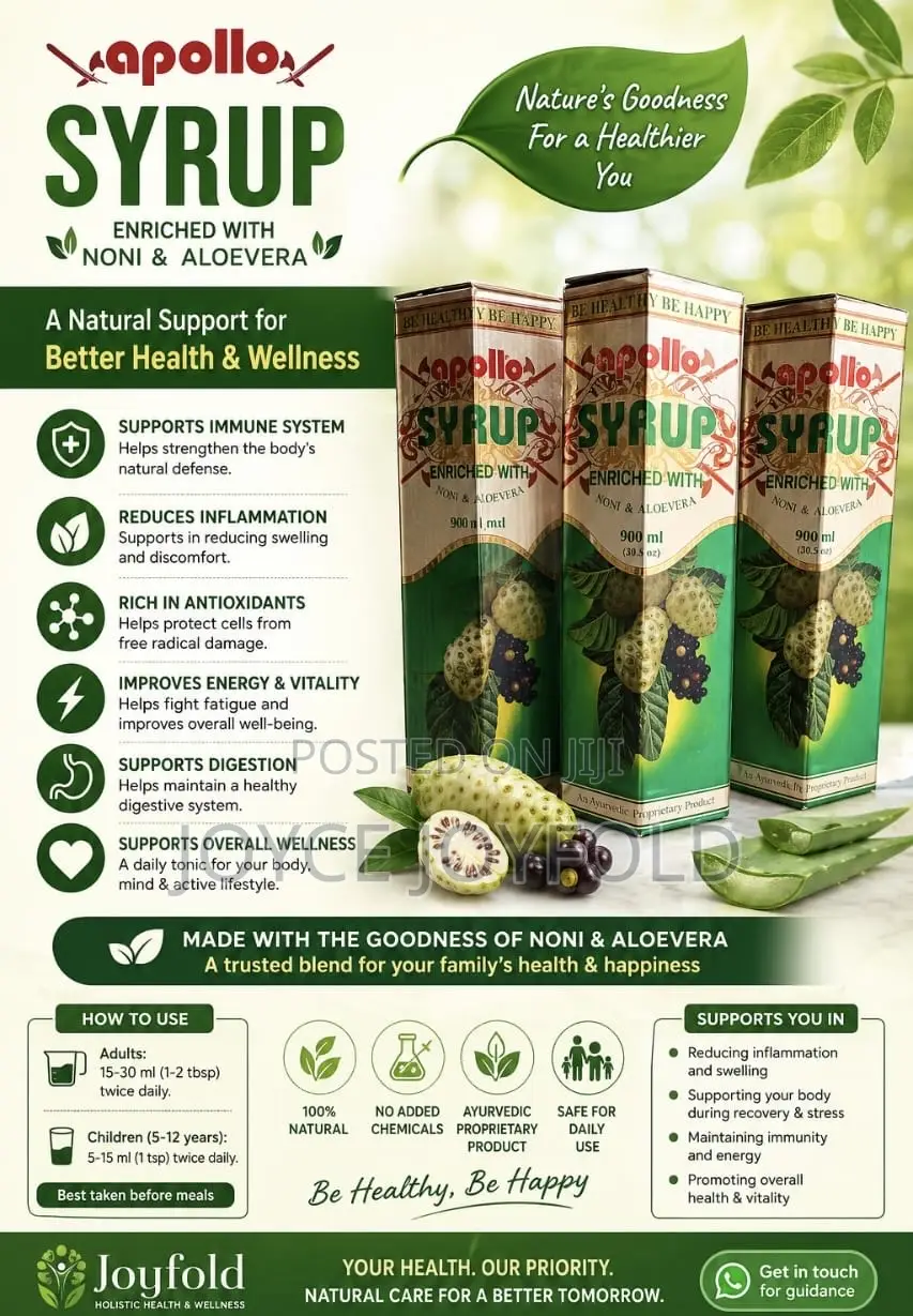 Apollo Syrup- Anti Inflammatory Immunotherapy, Blood Purifier