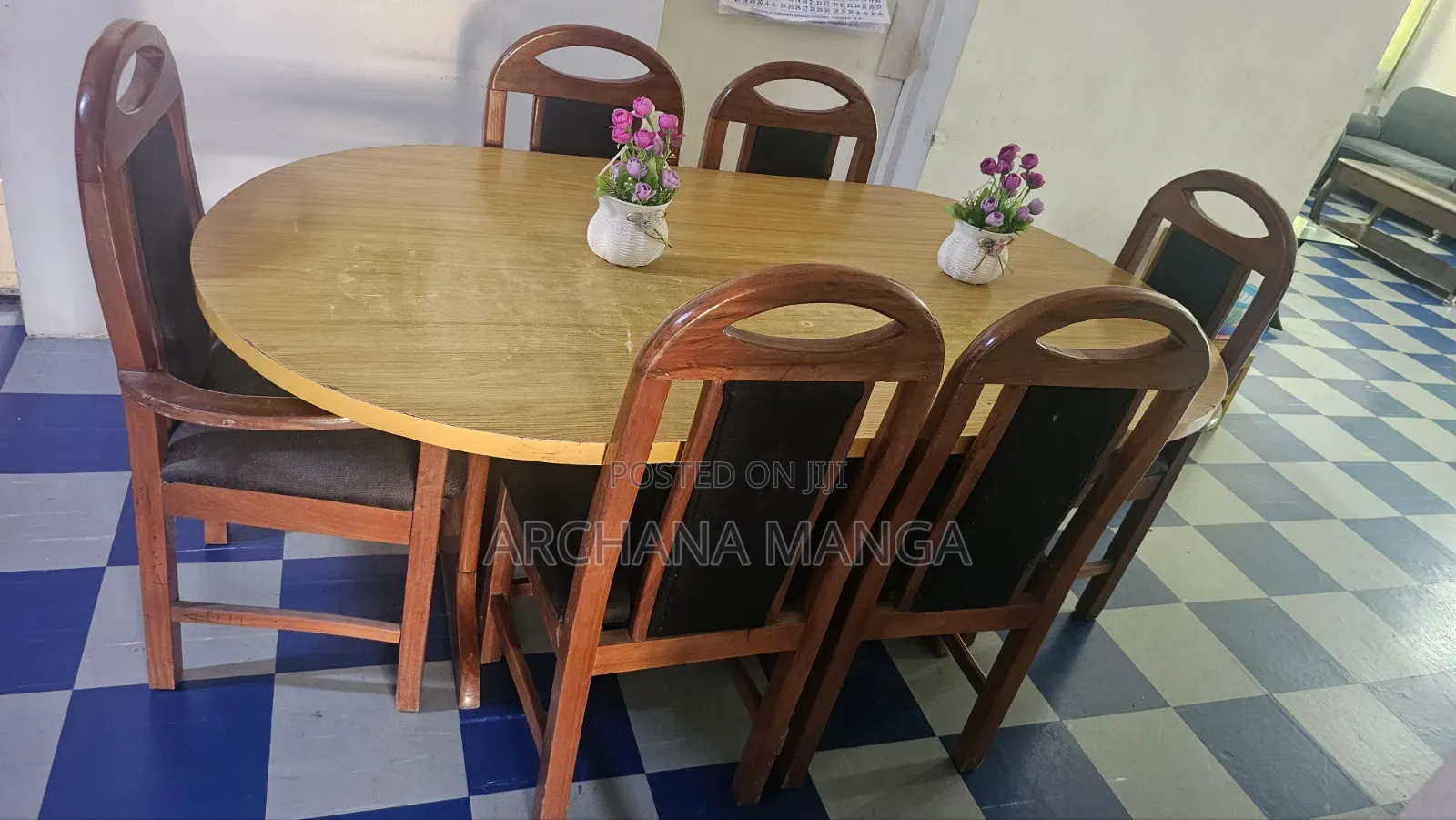 Dining Set With 6 Chairs