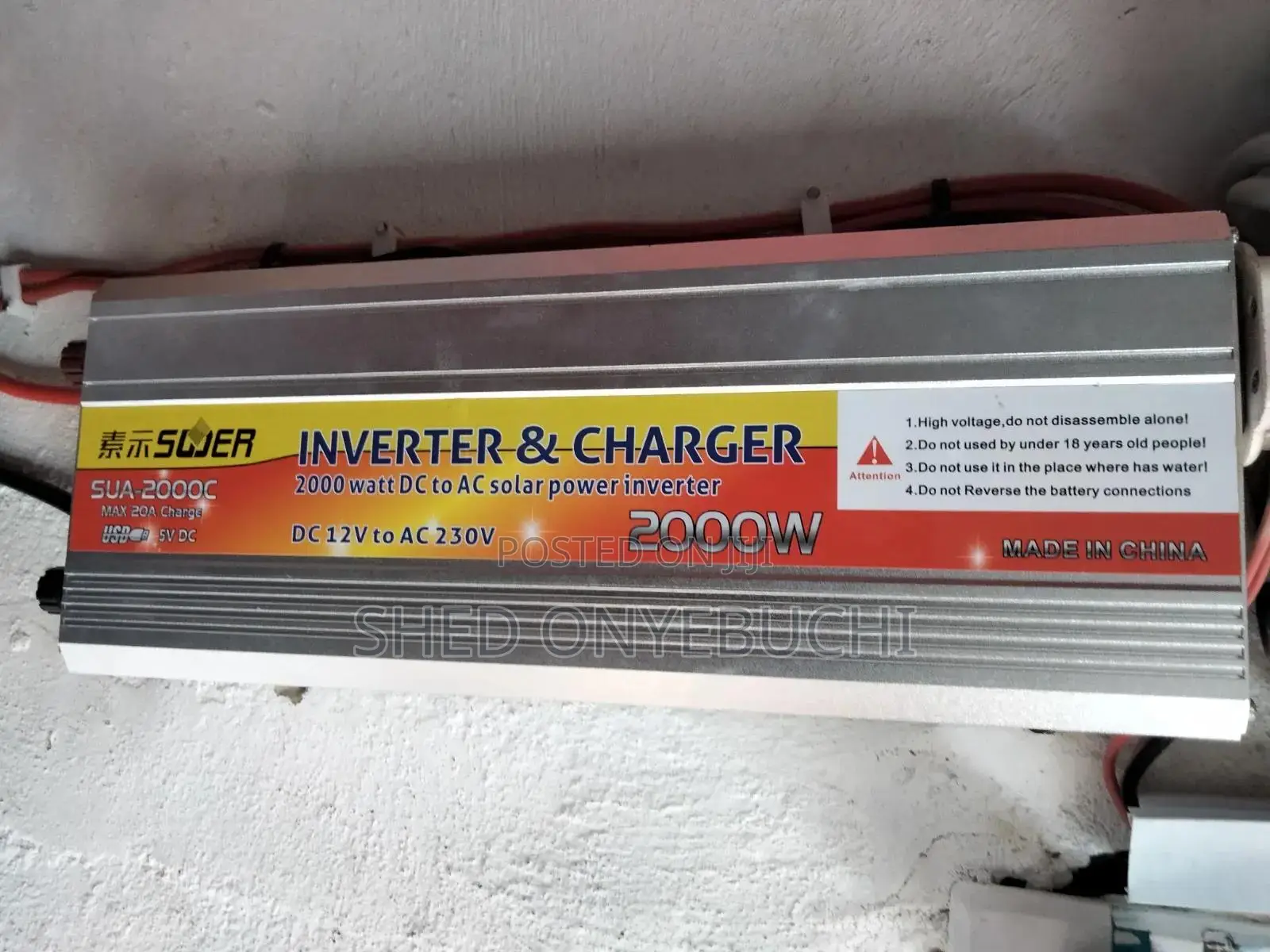 Sechet Inverter For Solar Room Connection