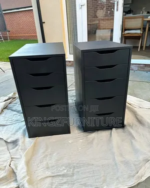 Black Drawer Unit