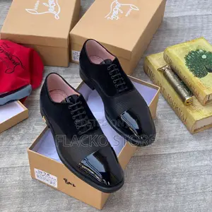 Original Christian Louboutin Patent Leather Brogue Shoes