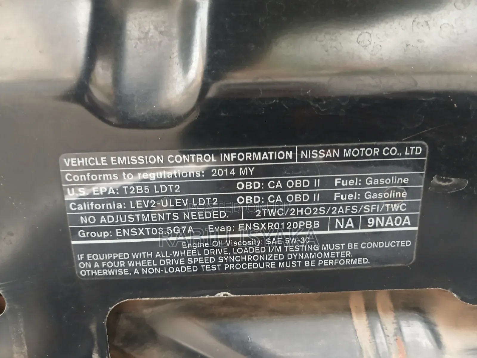 Nissan Pathfinder 2014 Black