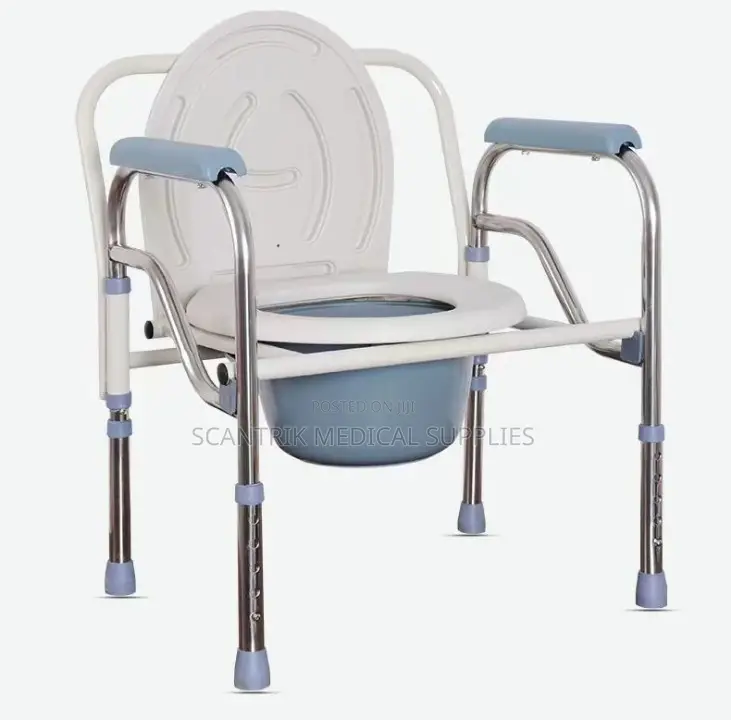 Stable Frame Commode Chair for Safe Daily Use