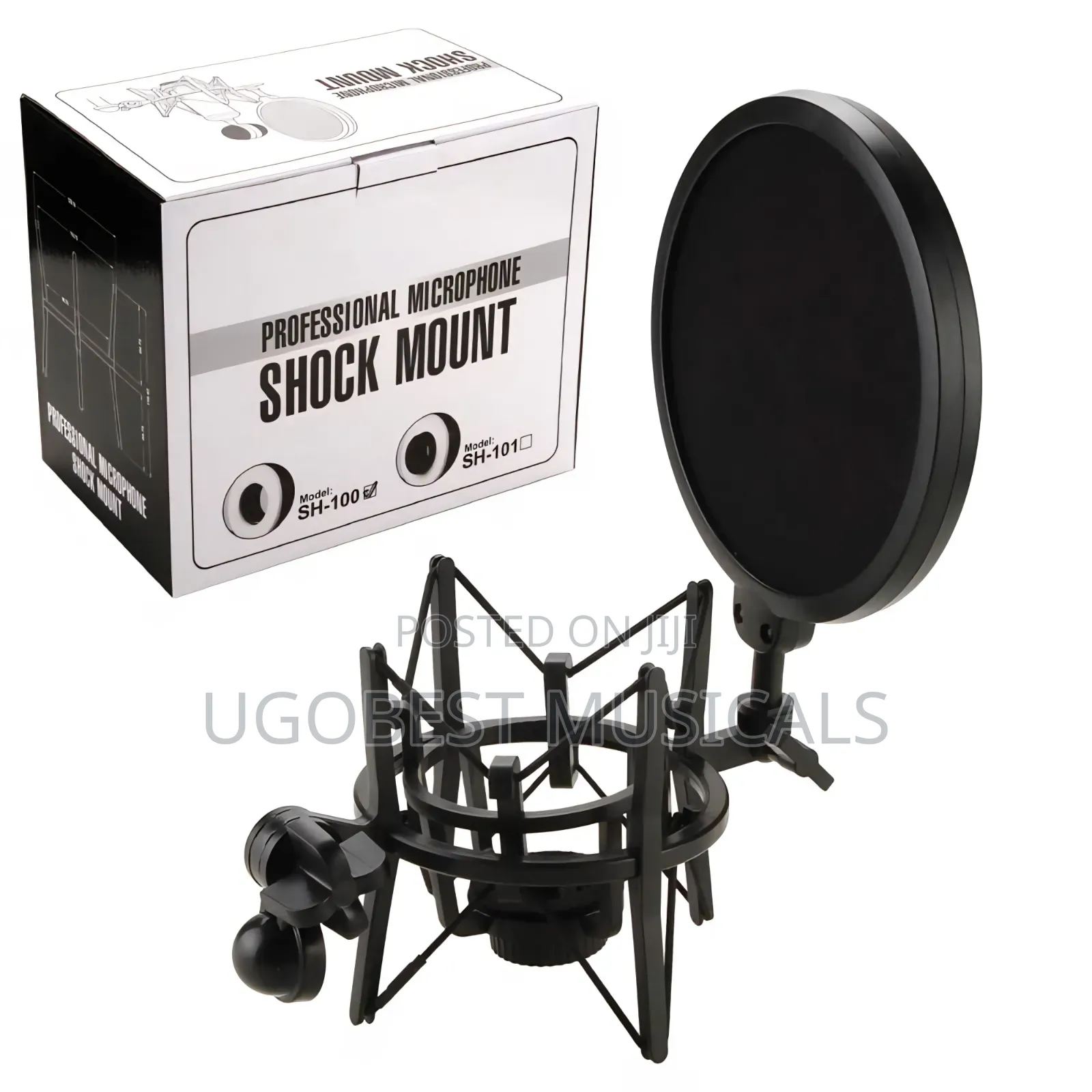 Integrated Shockmount With Pop Filter