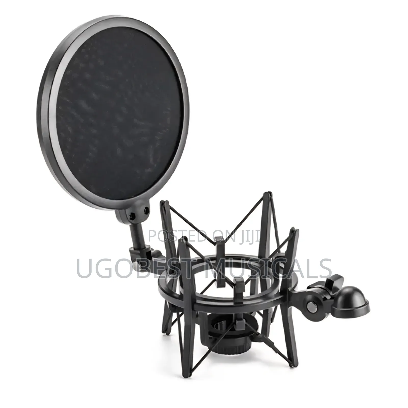 Integrated Shockmount With Pop Filter