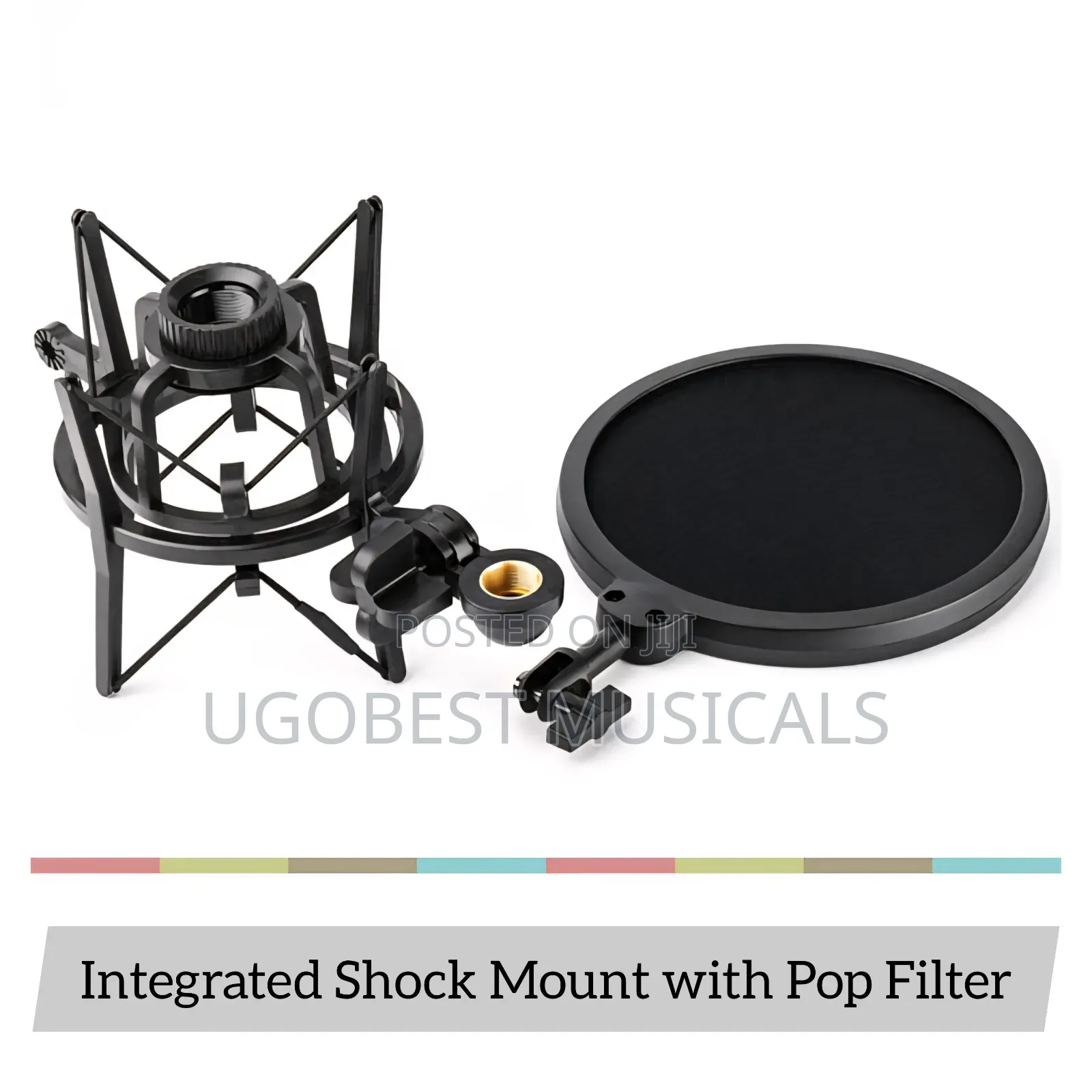 Integrated Shockmount With Pop Filter