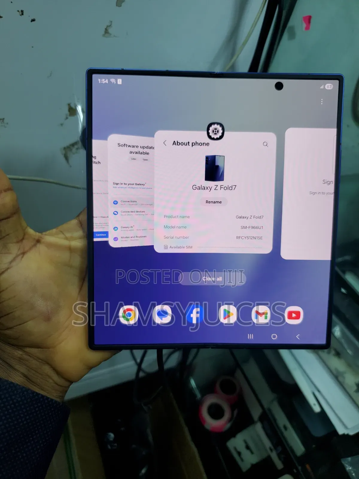 Samsung Galaxy Z Fold7 256 GB Blue