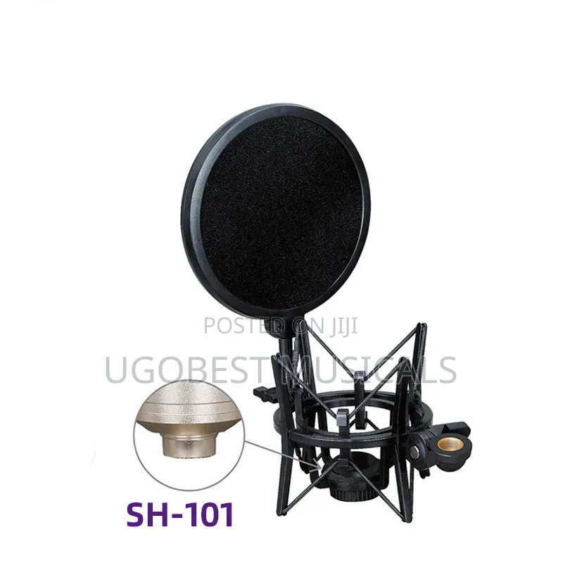 Integrated Shockmount With Pop Filter