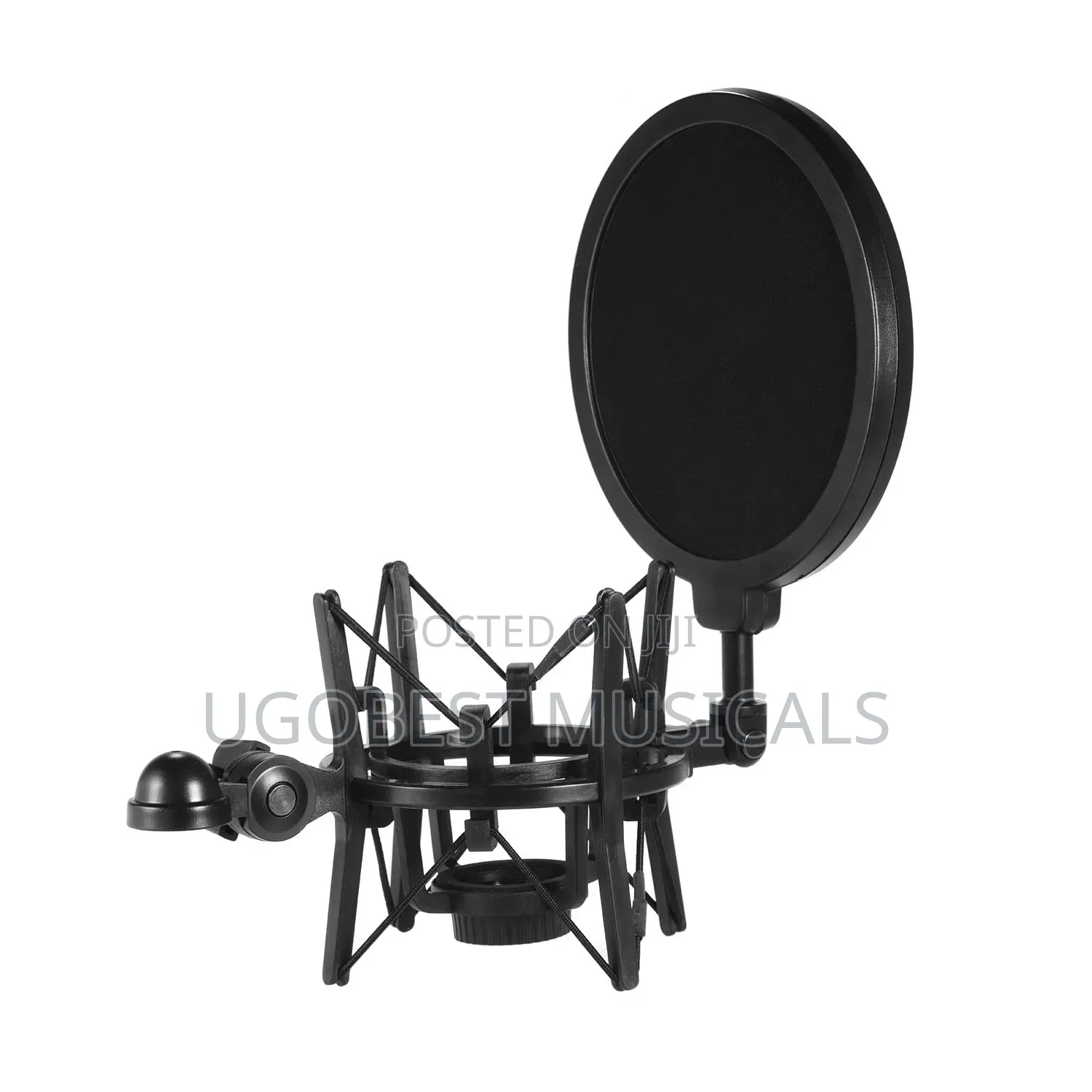 Integrated Shockmount With Pop Filter