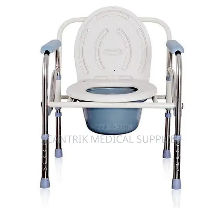 Reinforced Support Commode Chair for Extra Stability